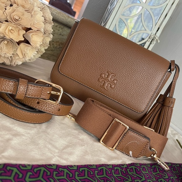 Tory Burch Thea Mini Web Satchel Crossbody Bag $395